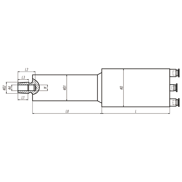  深孔磨削电主轴